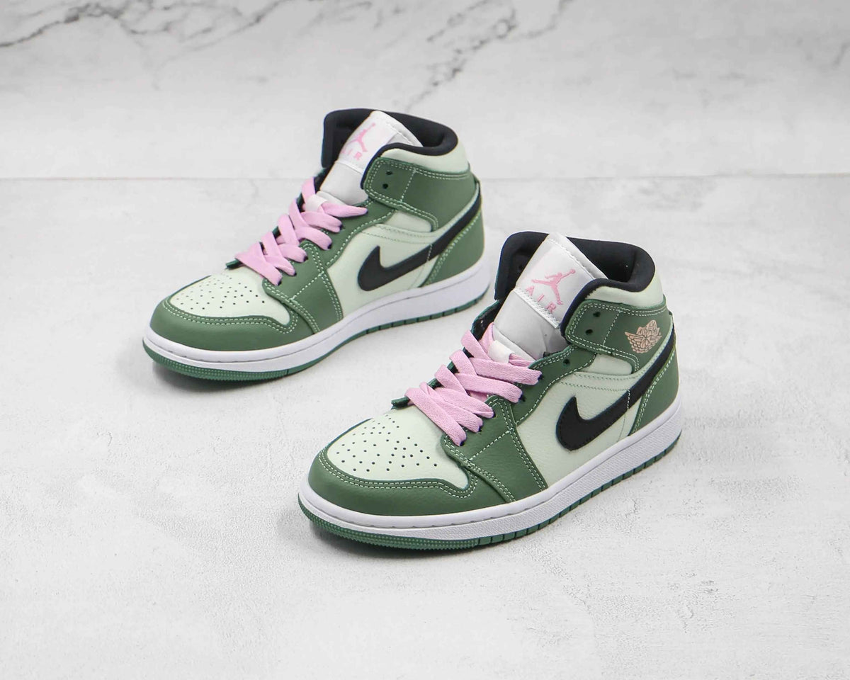 Custom Air Jordan 1 Dutch Green High Q – Unique Style and Comfort SneakerNational