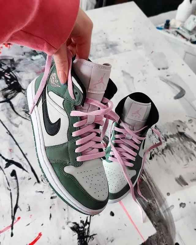 Custom Air Jordan 1 Dutch Green High Q – Unique Style and Comfort SneakerNational