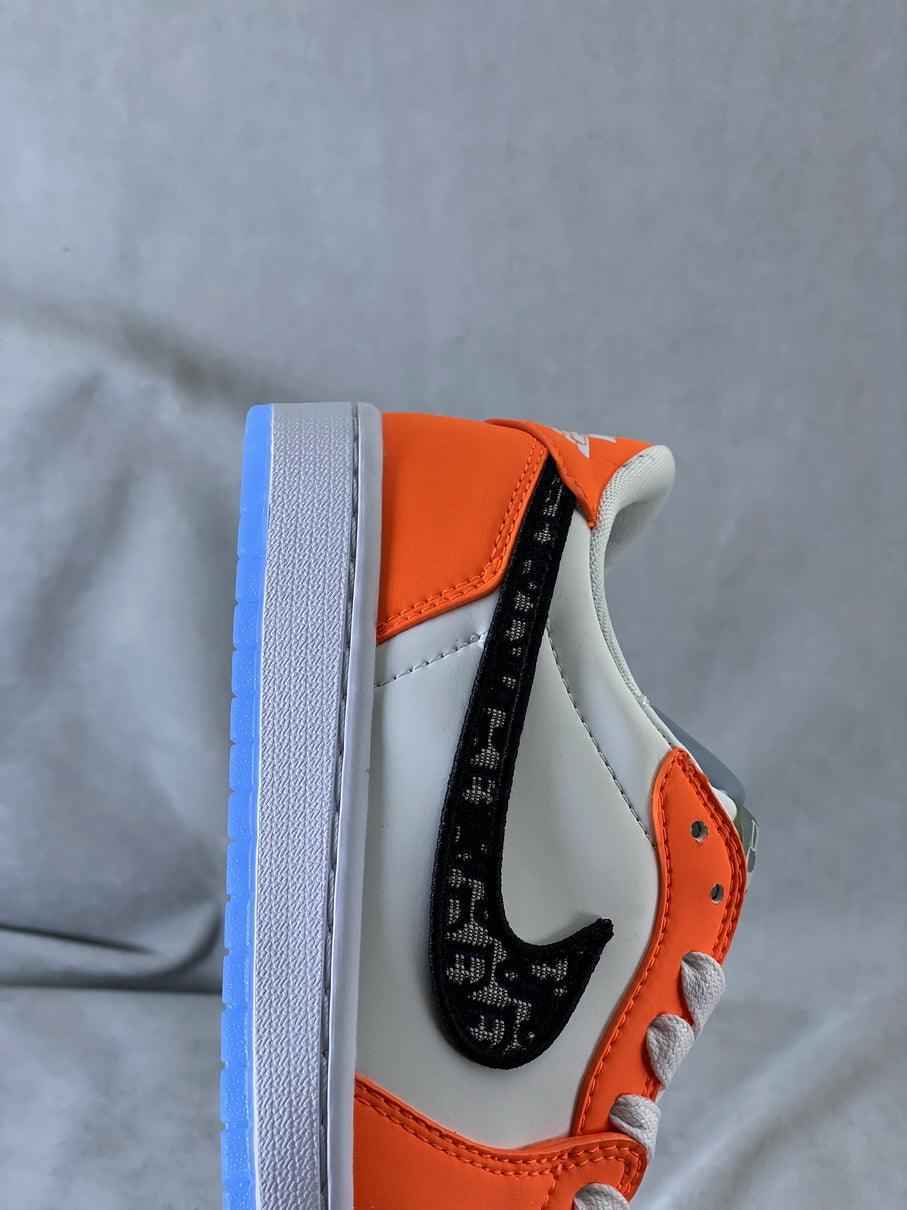 Custom Air Jordan 1 Low x Dior BA33 SneakerNational