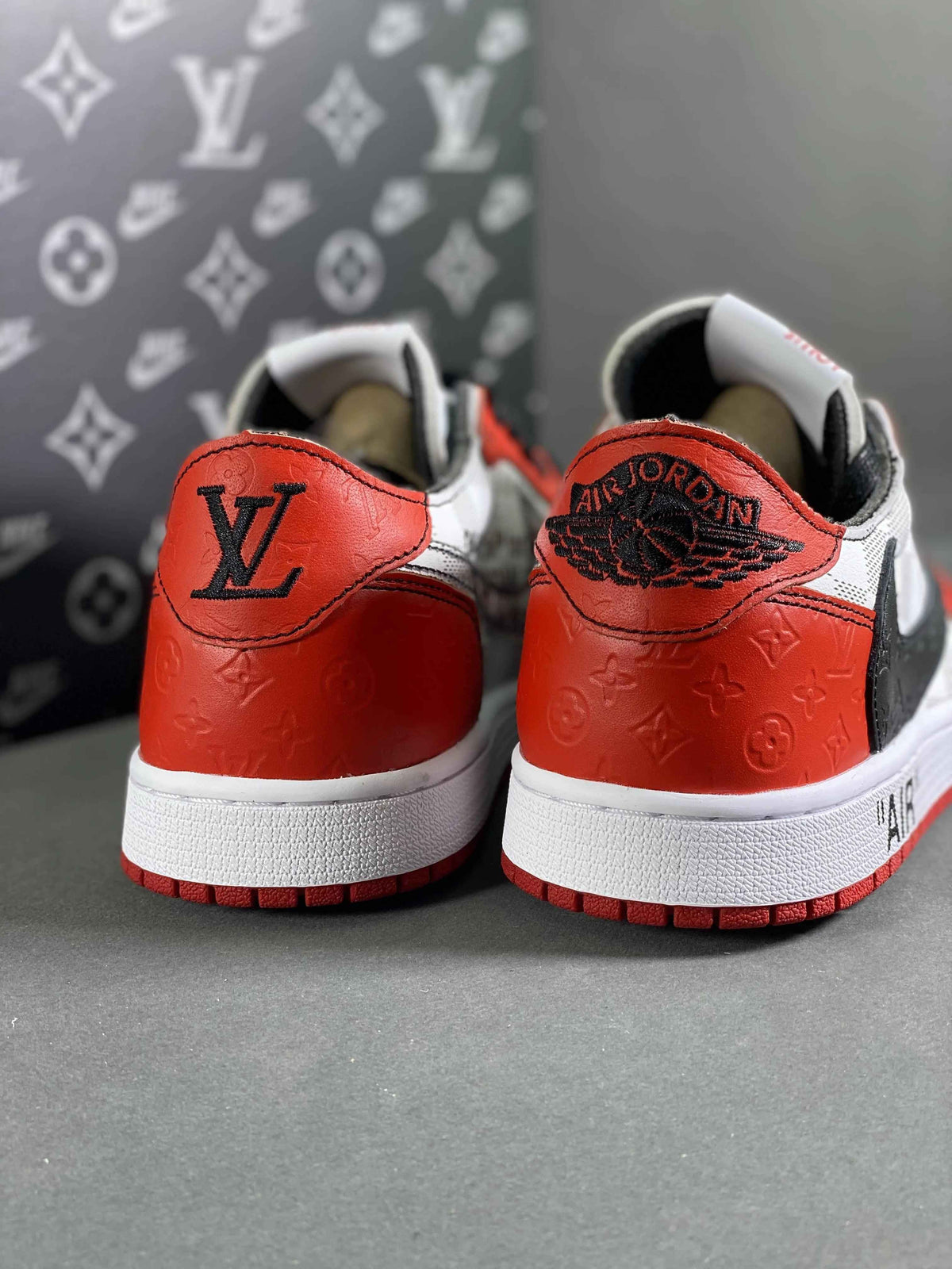 Custom Air Jordan 1 Low x Off-White x Travis Scott  DZ2403 006 SneakerNational