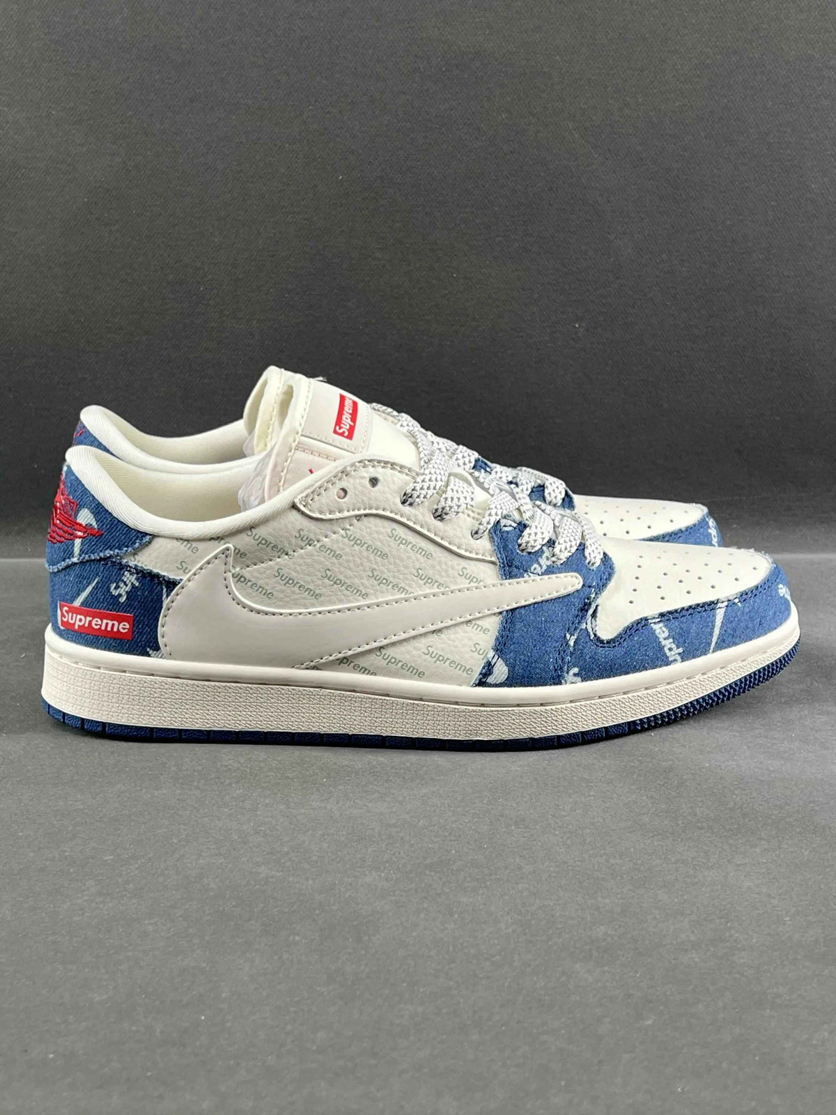Custom Air Jordan 1 Low x Travis Scott x Supreme LJ5188-001