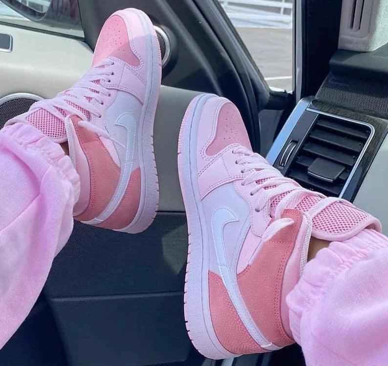 Air Jordan 1 Mid Digital Pink High Q