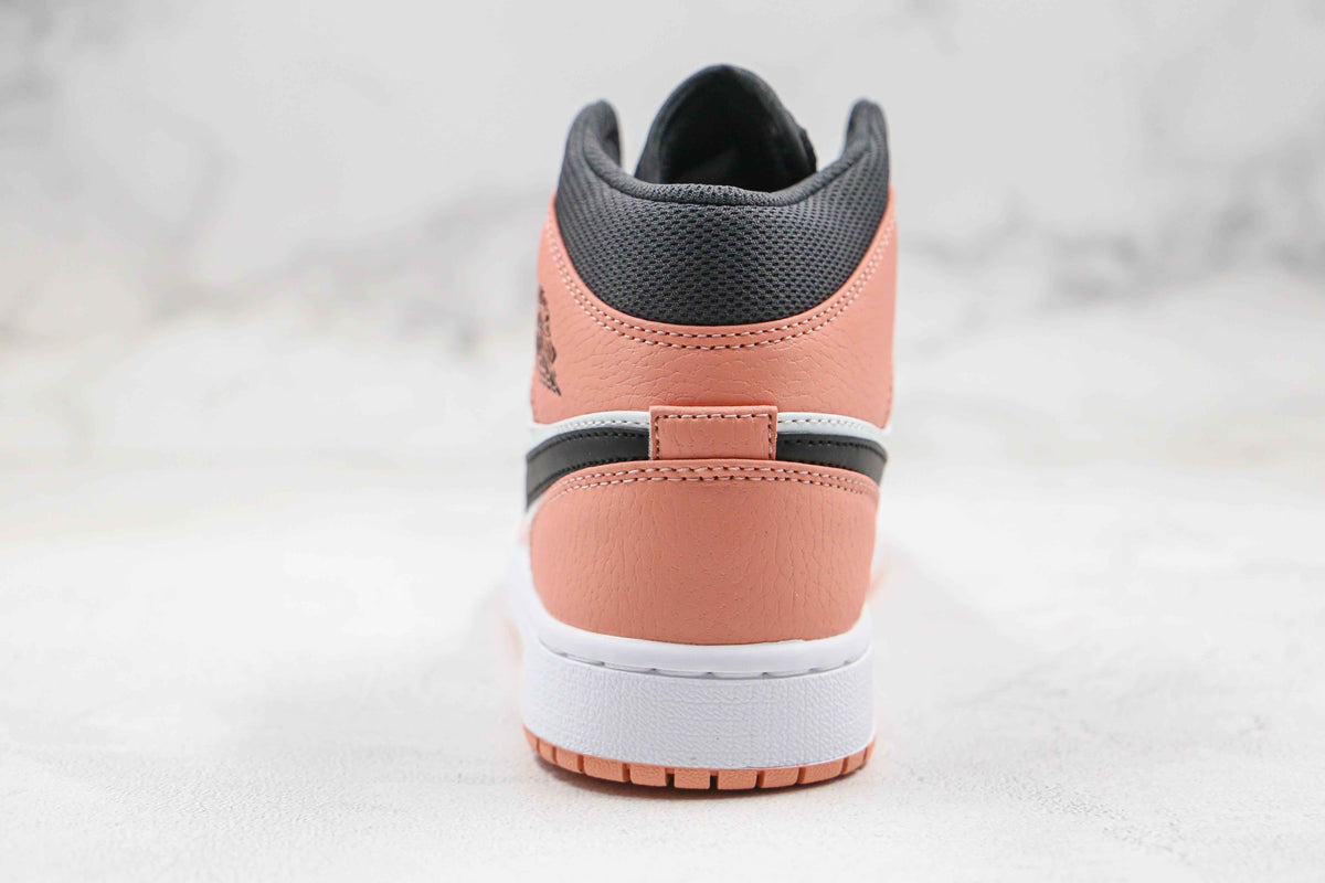 Custom Air Jordan 1 Mid Digital Pink Quartz High Q SneakerNational