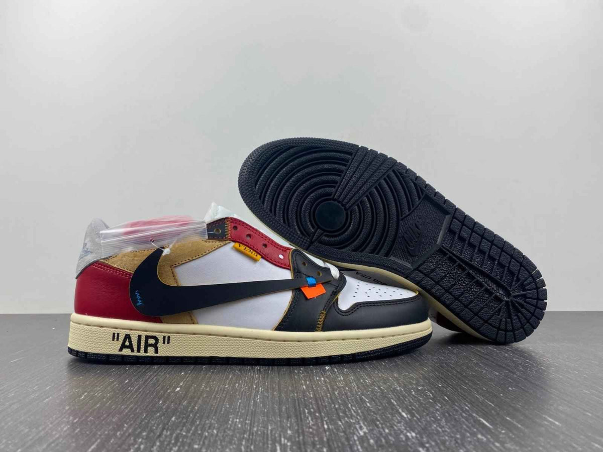 Custom Air Jordan 1 x OFF-White Sneakers - Unique Style and Comfort