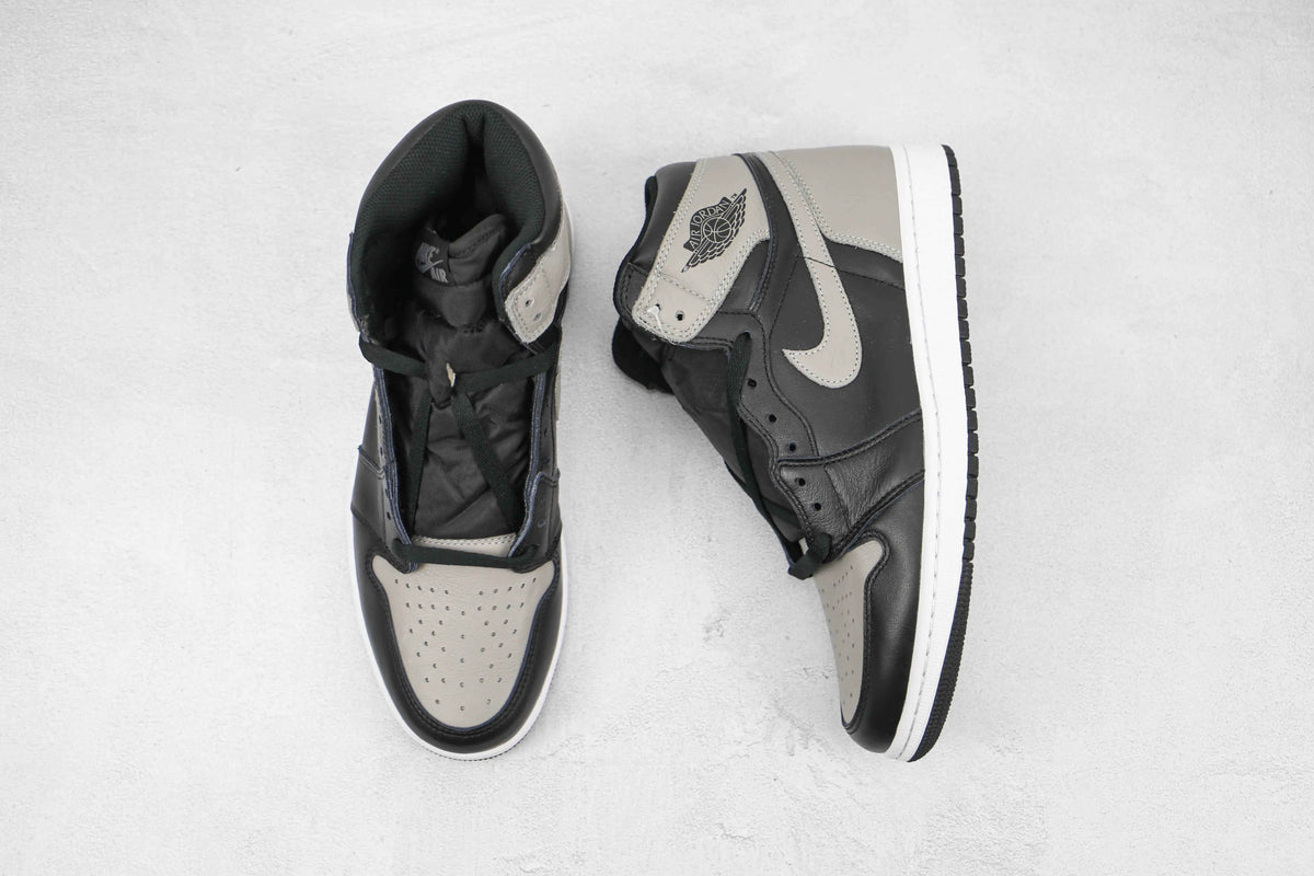 Custom Black Grey Jordan 1 High Q ( Customs And Box ), Jordan 1 Sneakers SneakerNational