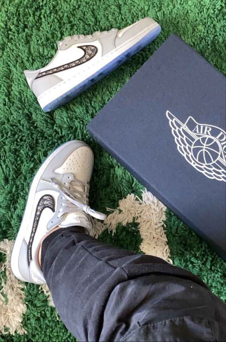 Custom Dior x Air Jordan 1 CN8608-002 SneakerNational