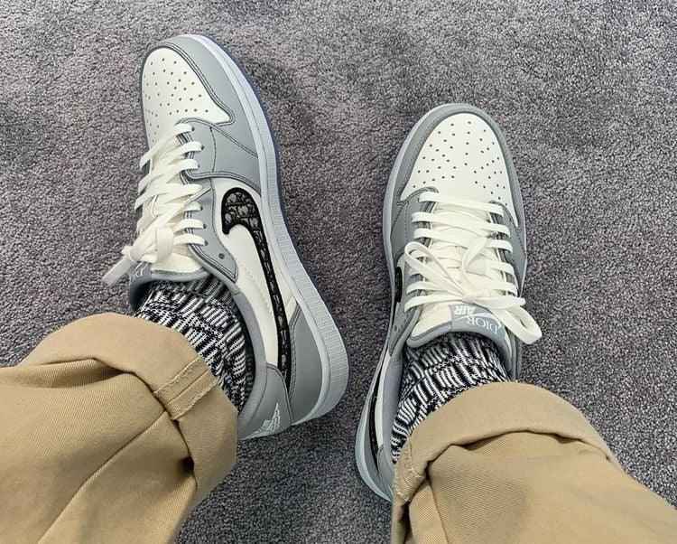 Custom Dior x Air Jordan 1 CN8608-002 SneakerNational