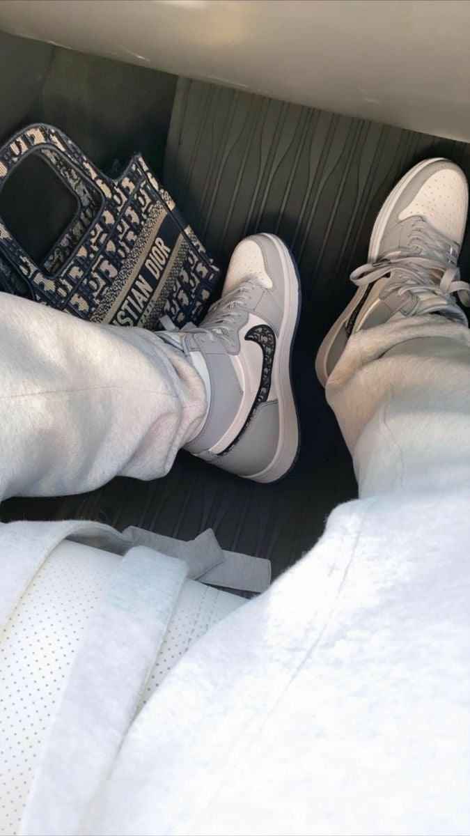 Custom Dior x Air Jordan 1 High OG "Grey"AJ1 High Q SneakerNational