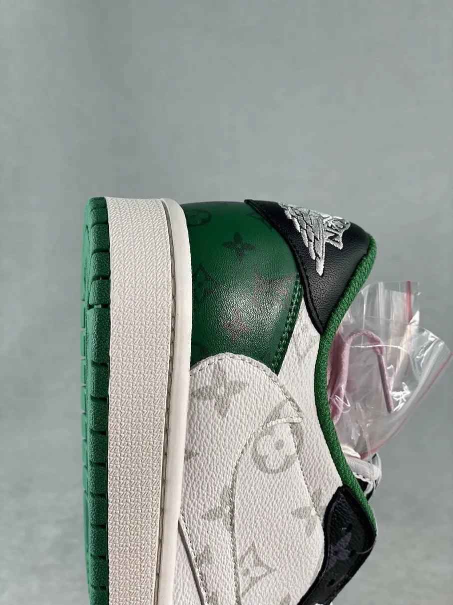 Custom Fragment x Monogram Travis Scott x Air Jordan 1 Low DM7866-318 SneakerNational