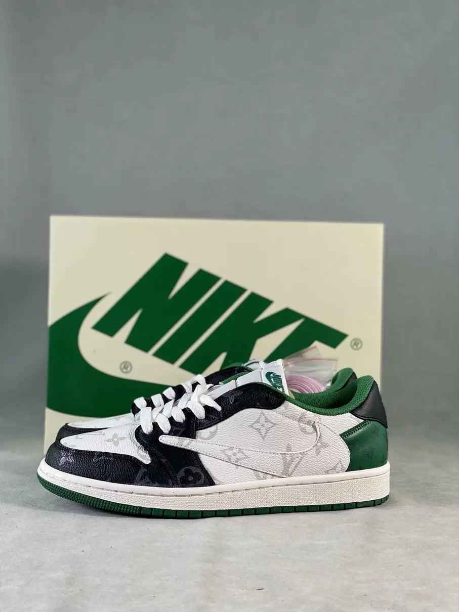 Custom Fragment x Monogram Travis Scott x Air Jordan 1 Low DM7866-318