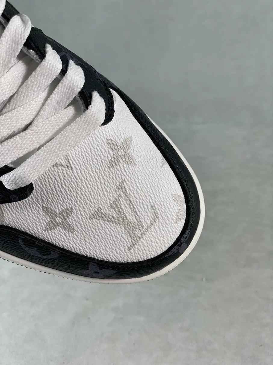 Custom Fragment x Monogram Travis Scott x Air Jordan 1 Low DM7866-318 SneakerNational