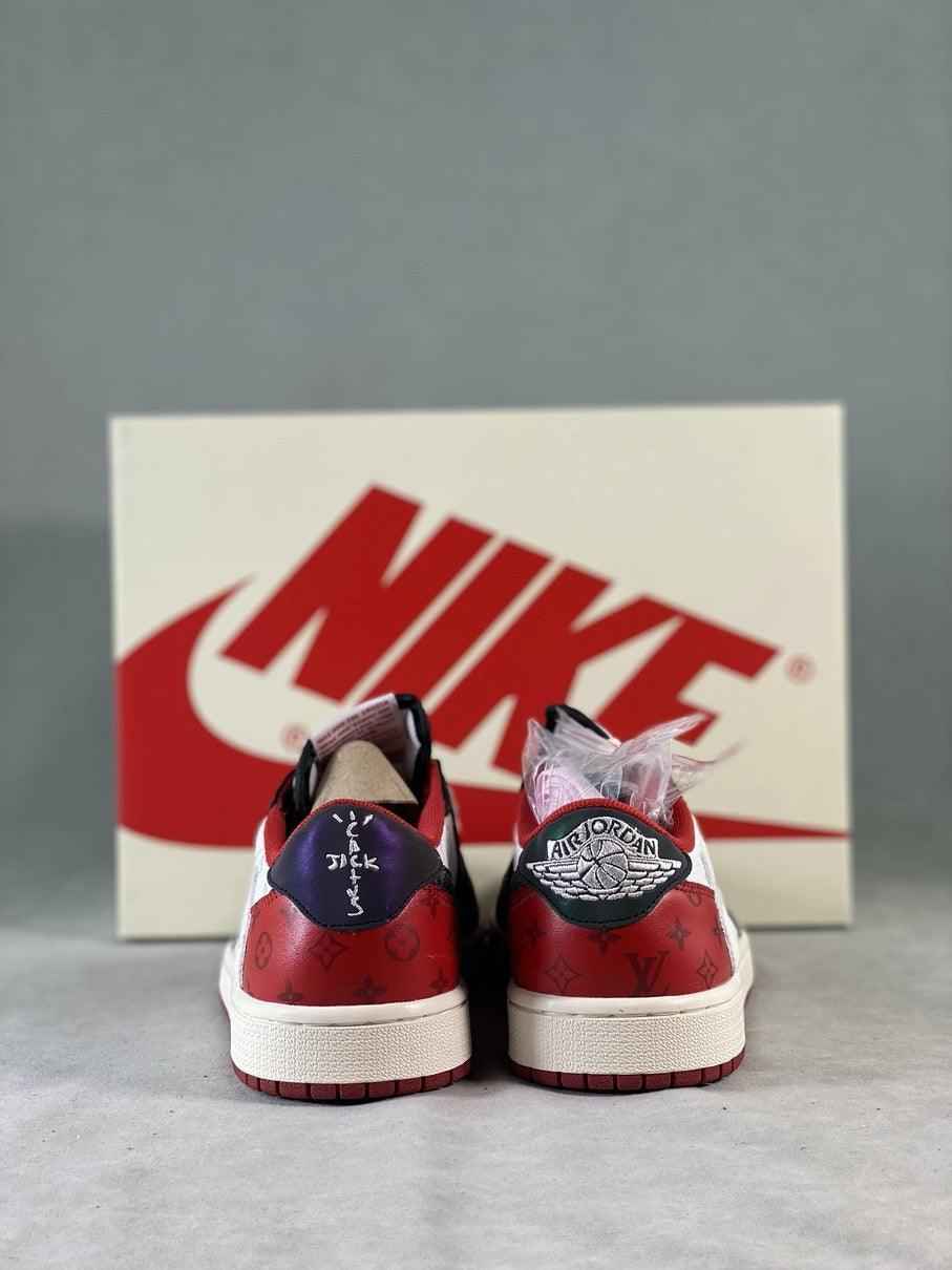 Custom Fragment x TS x Air Jordan 1 Low DM7866-318 SneakerNational