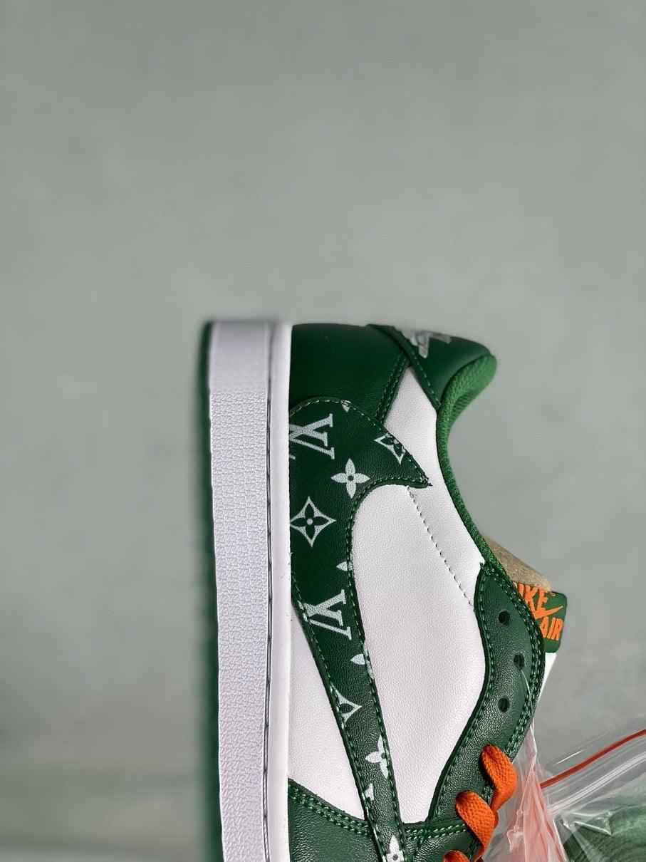 Custom Fragment x Travis Scott x Air Jordan 1 Low DM7866-885 SneakerNational