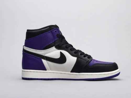 Air Jordan 1 High AJ1 Purple Toe UNISEX