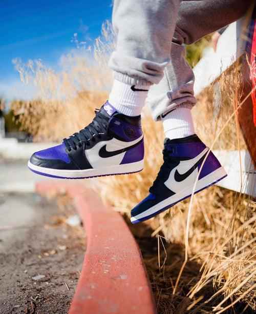 Air Jordan 1 High AJ1 Purple Toe UNISEX