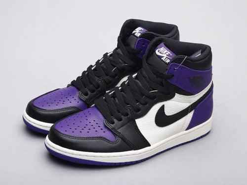 Air Jordan 1 High AJ1 Purple Toe UNISEX