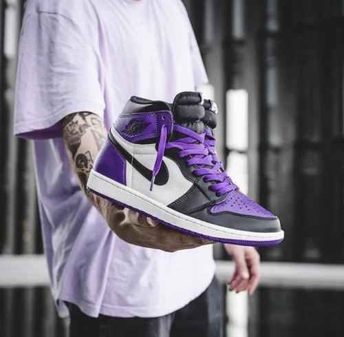 Air Jordan 1 High AJ1 Purple Toe UNISEX