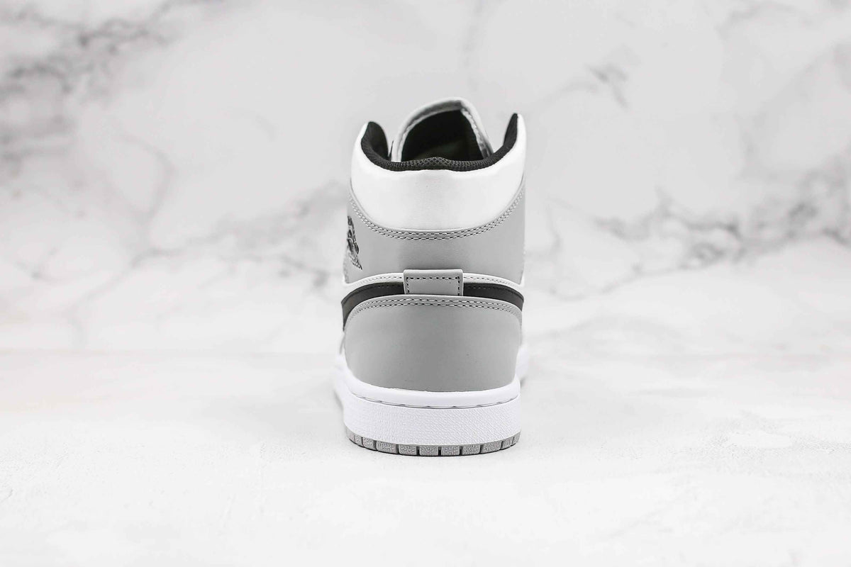 Custom Jordan 1 Mid Light Smoke Grey High Q SneakerNational