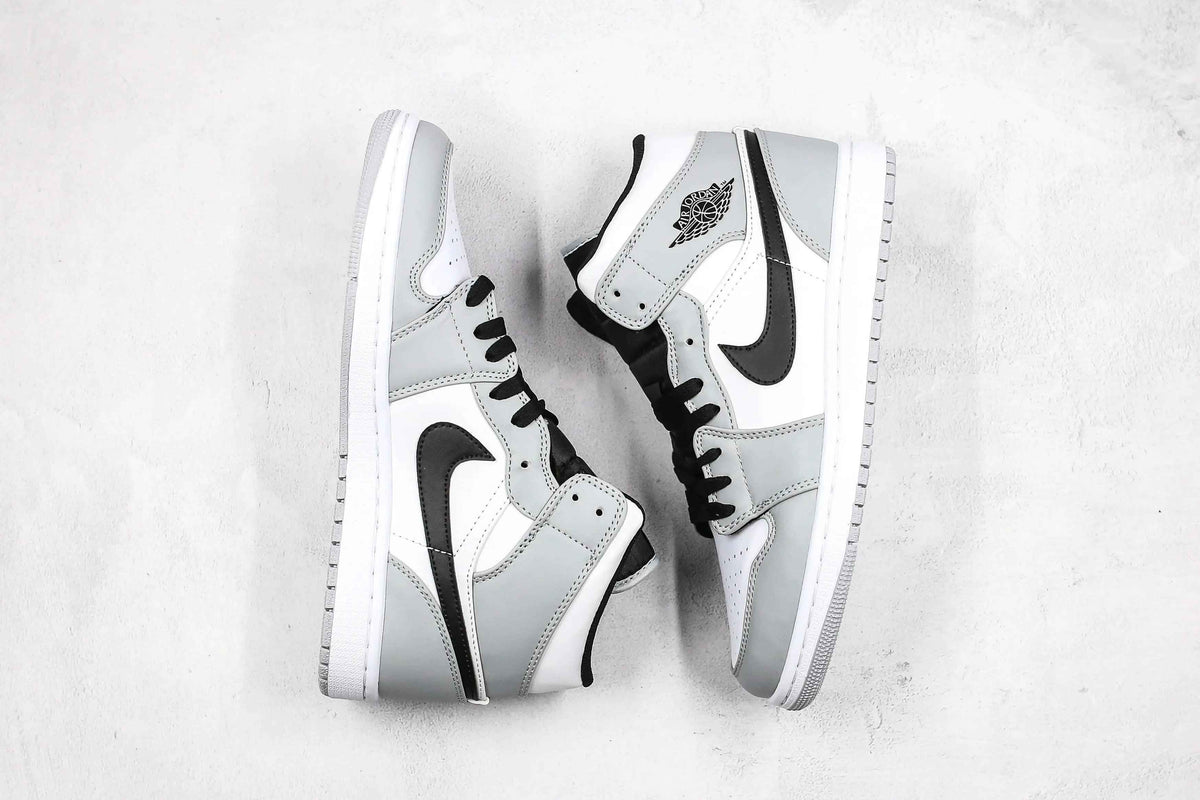 Air Jordan 1 Light Smoke Grey Mid High Q Sneakers - Ultimate Style & Comfort