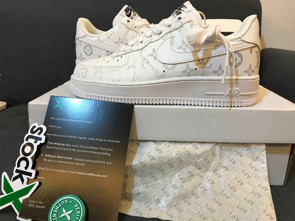 Custom LV Air Force 1 Heat Sensing CW2288 121 SneakerNational