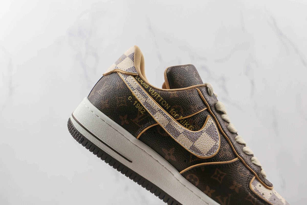 Custom LV x NK Air Force Monogram SneakerNational
