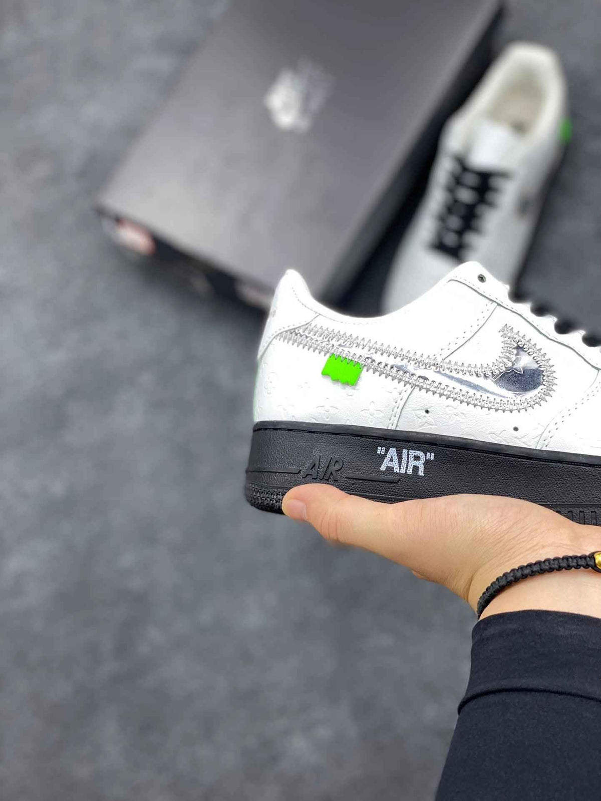 Custom LV x Off-wht x NK Air Force 1 1A9V9A SneakerNational