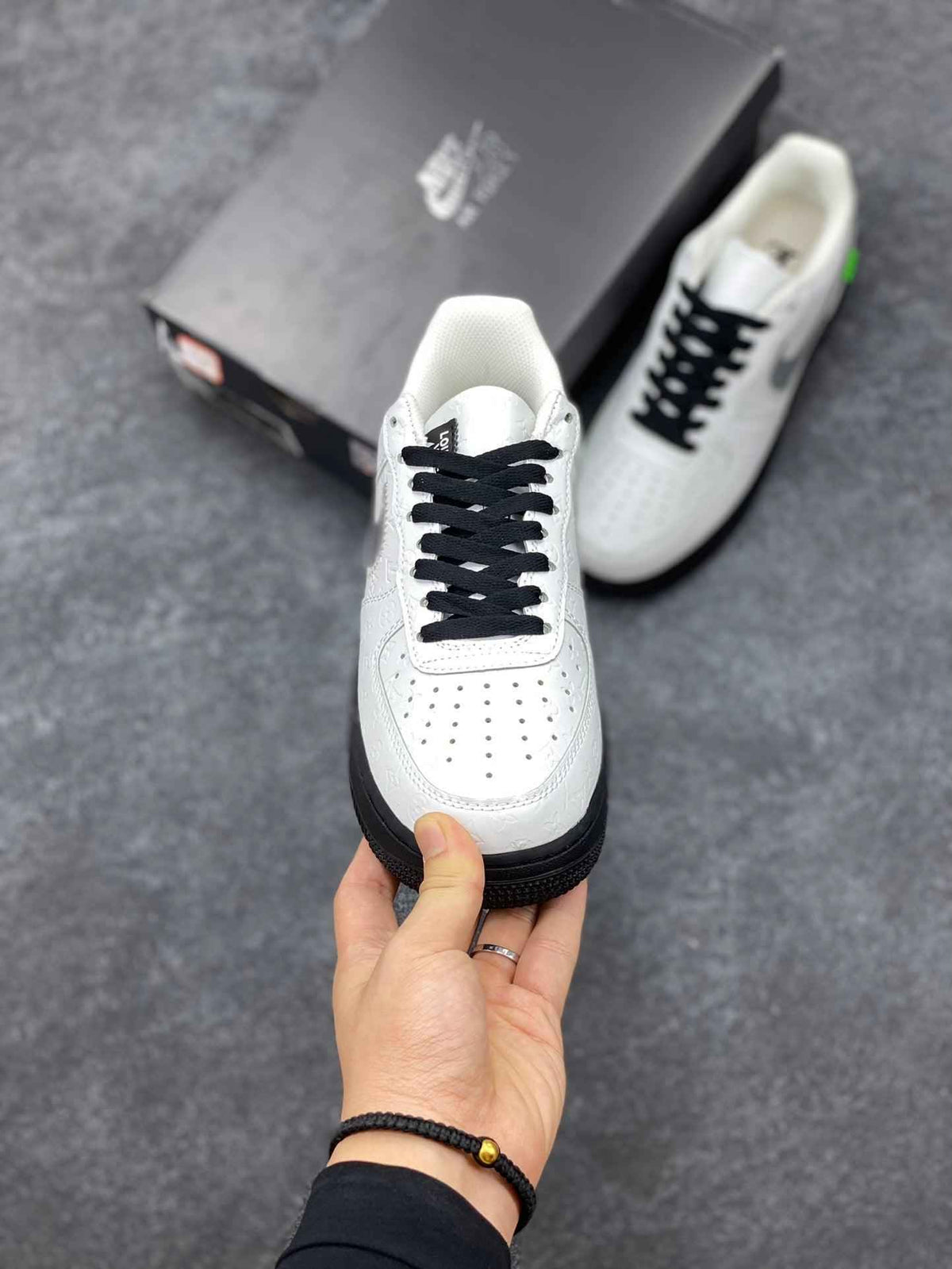 Custom LV x Off-wht x NK Air Force 1 1A9V9A SneakerNational