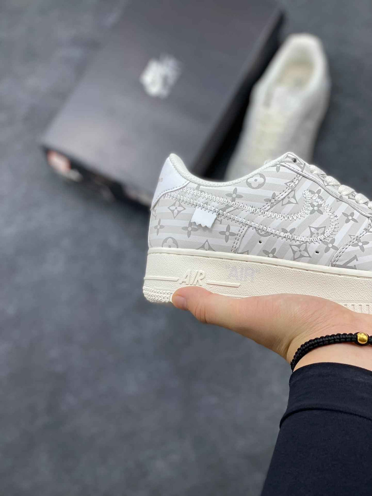 Custom LV x Off-wht x NK Air Force 1 1A9V9E SneakerNational