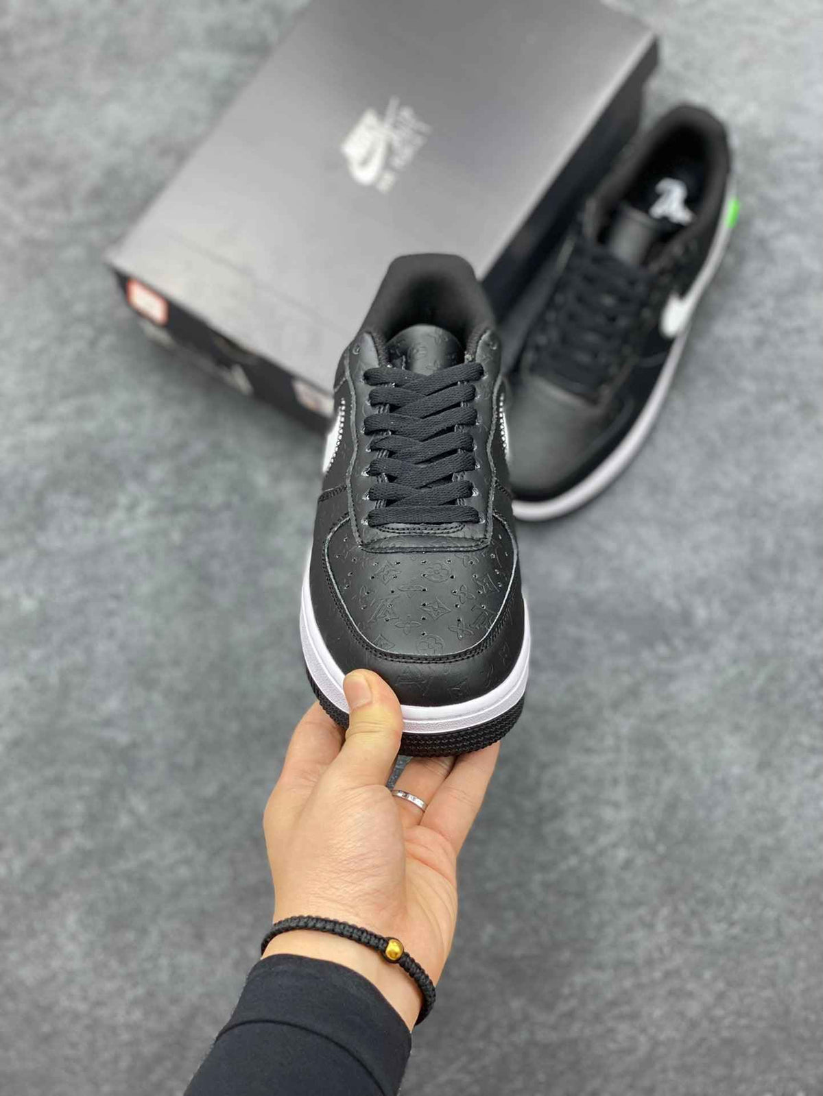 Custom LV x Off-wht x NK Air Force 1 1A9V9F SneakerNational
