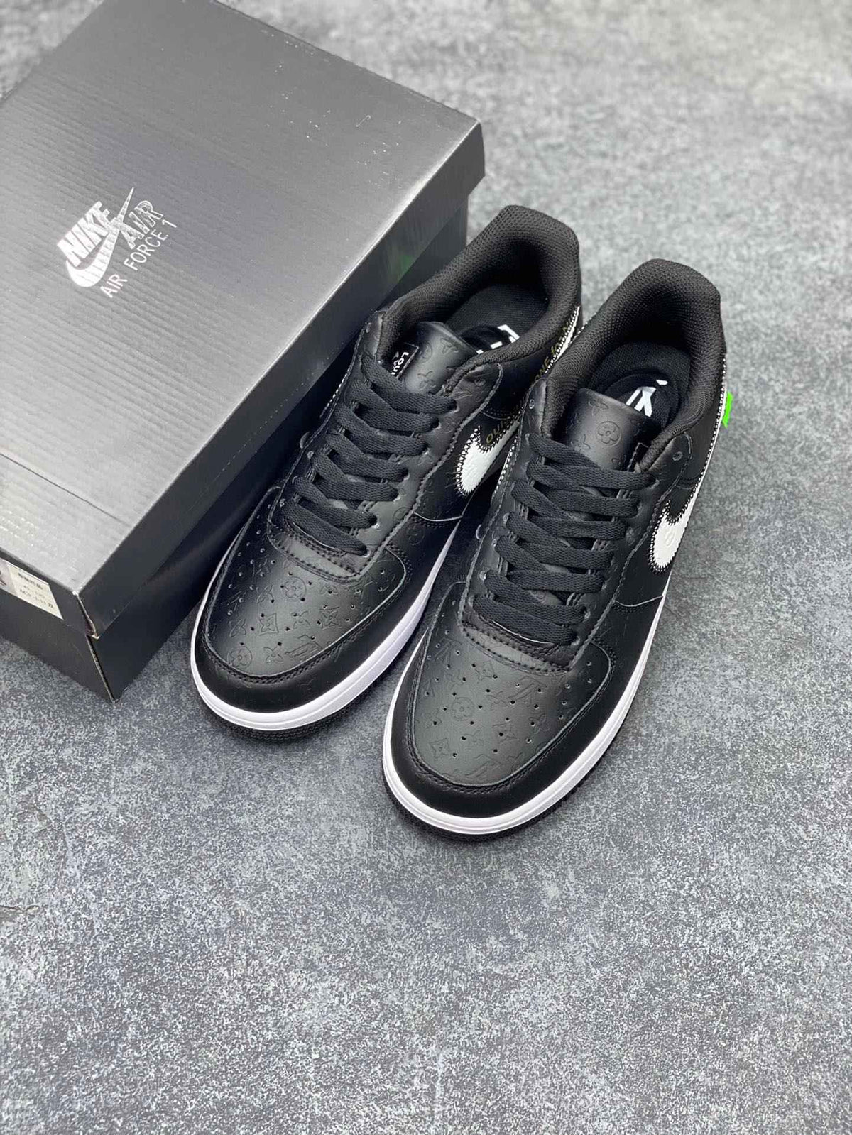 Custom LV x Off-wht x NK Air Force 1 1A9V9F SneakerNational