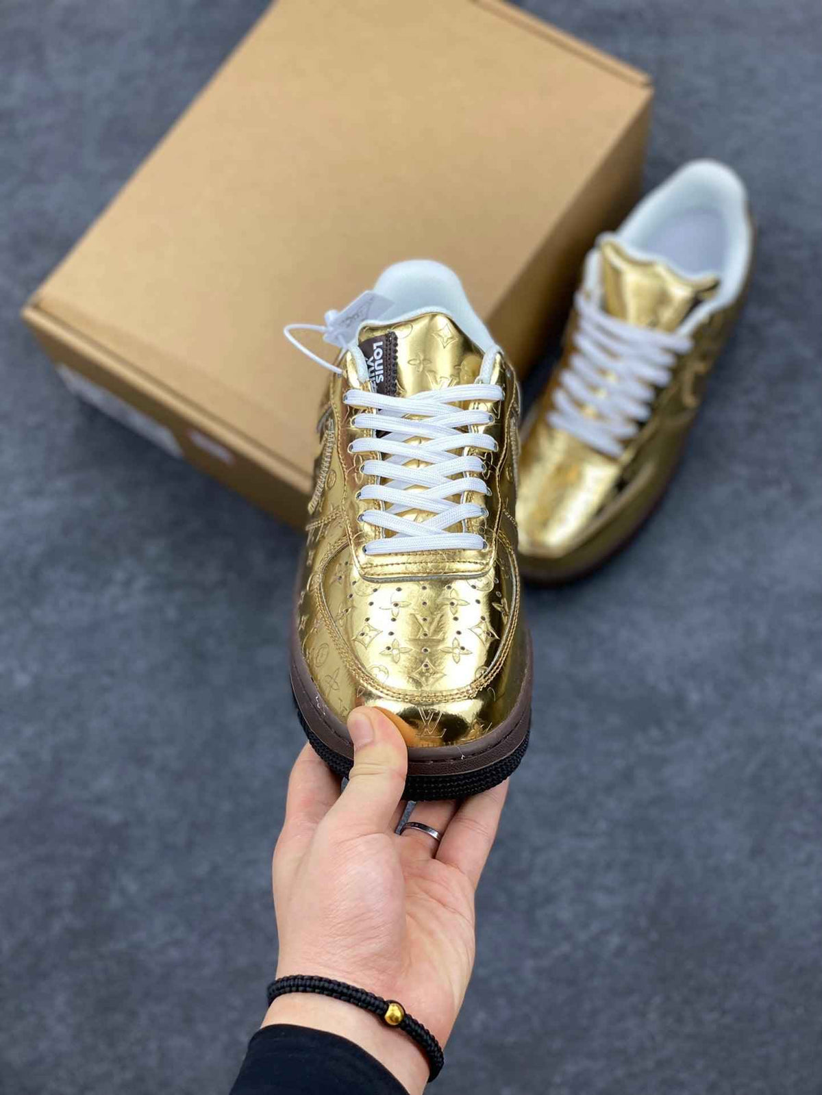 Custom LV x Off-White x Air Force 1 1A9VG0 SneakerNational