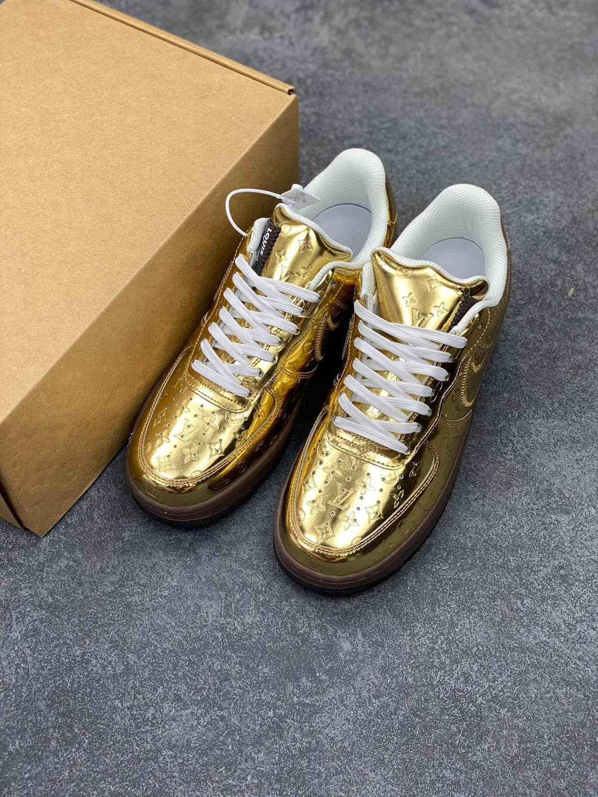 Custom LV x Off-White x Air Force 1 1A9VG0 SneakerNational