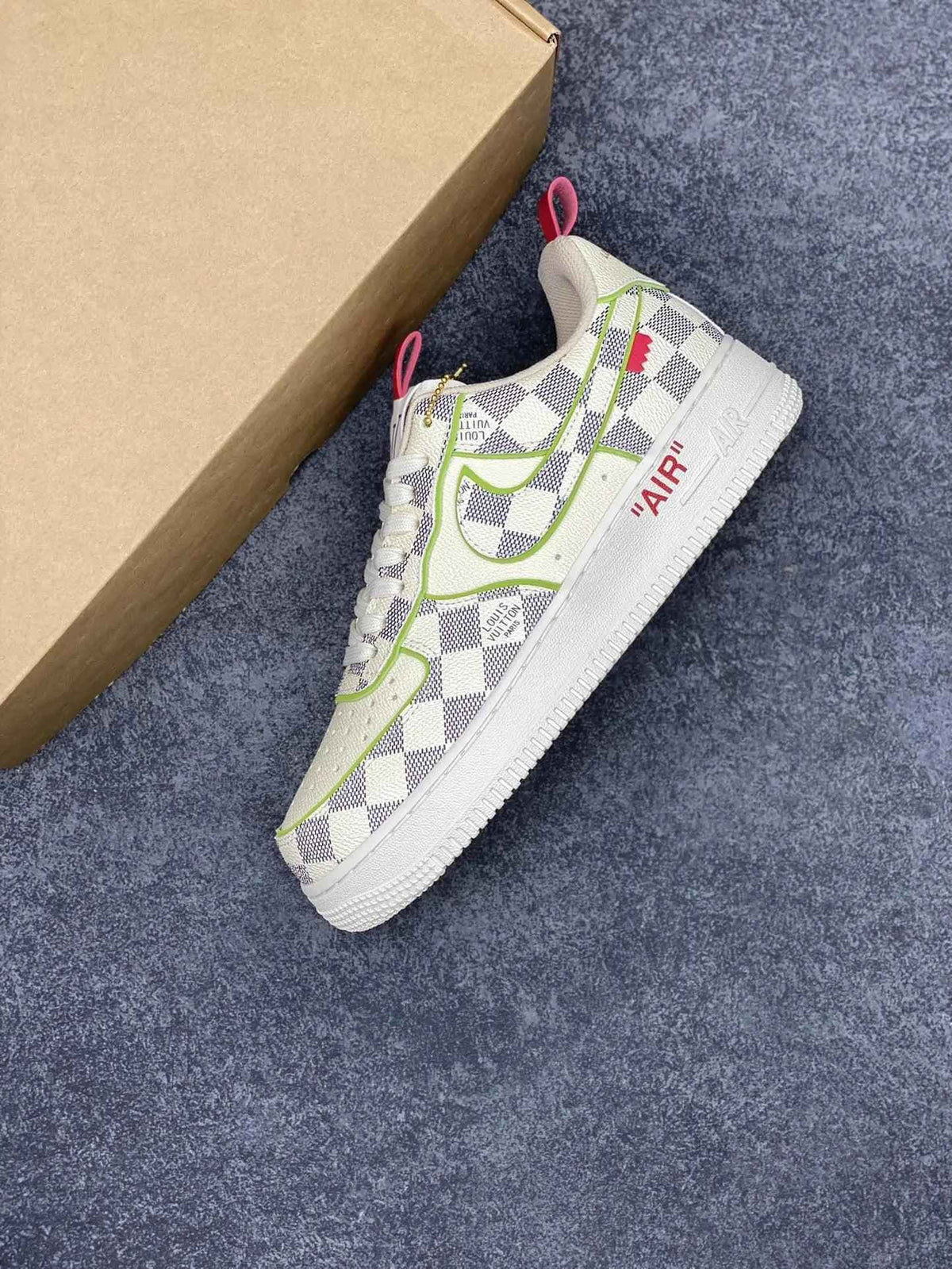 Custom LV x Off-wht x NK Air Force 1 LV 1A9V8H SneakerNational