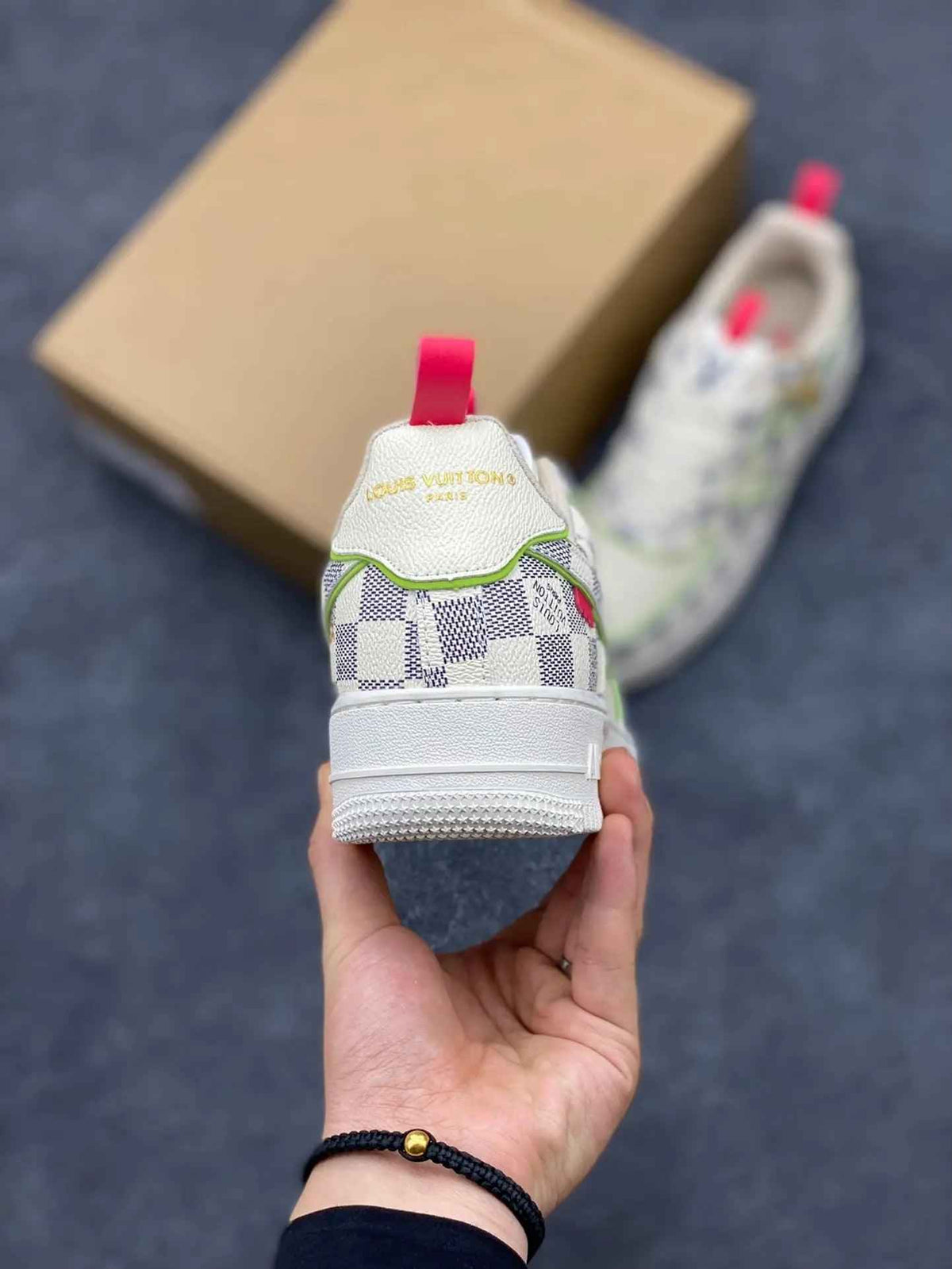 Custom LV x Off-wht x NK Air Force 1 LV 1A9V8H SneakerNational