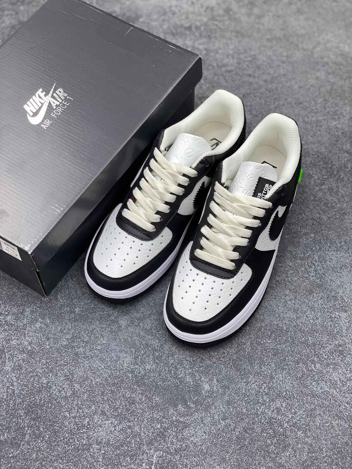Custom LV x Off-wht x NK Air Force 1 SneakerNational