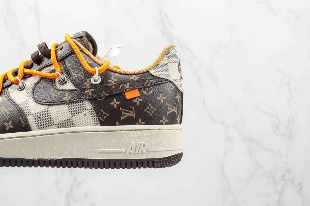 Custom Lv x Air Force 1 Low 07 CV1724-113 SneakerNational