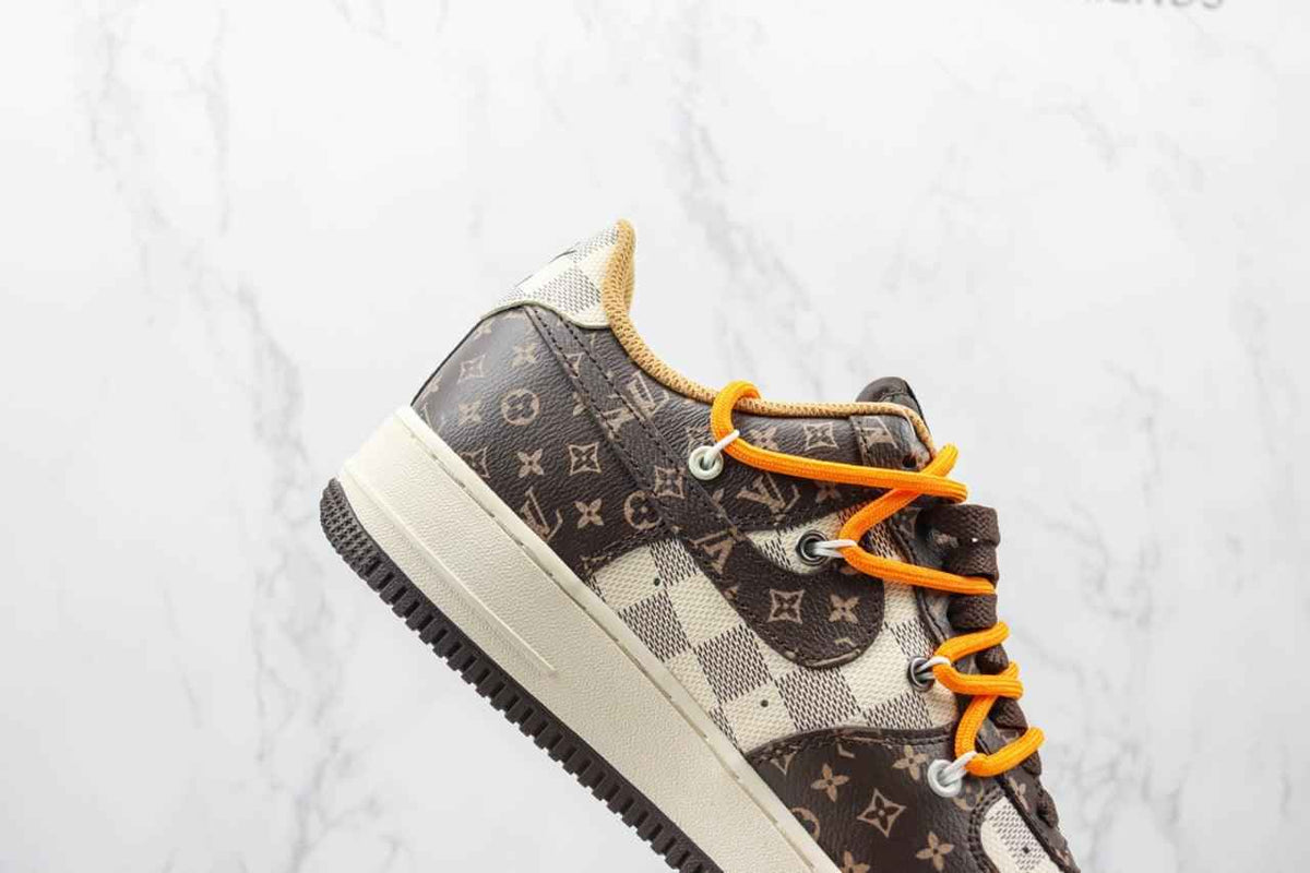 Custom Lv x Air Force 1 Low 07 CV1724-113 SneakerNational