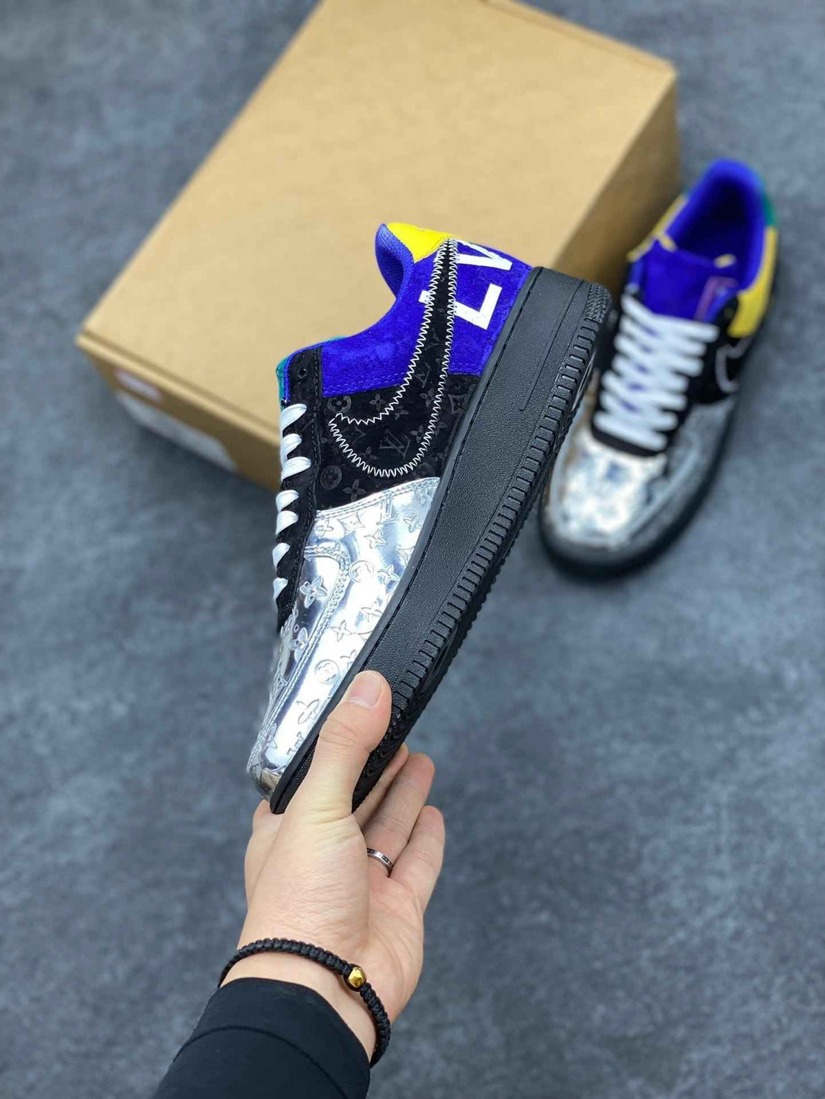 Custom Monogram x Air Force 1 Low SneakerNational