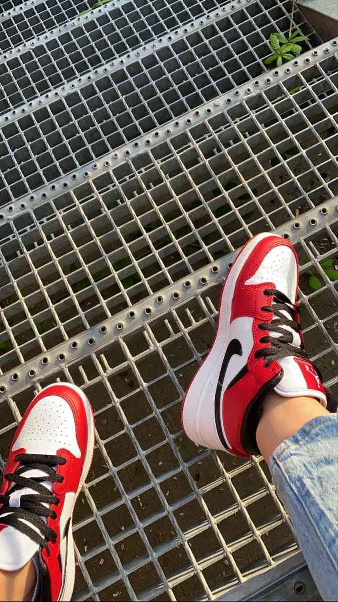 Custom RED Black White Jordan 1 CHICAGO Sneakerhypes SneakerNational