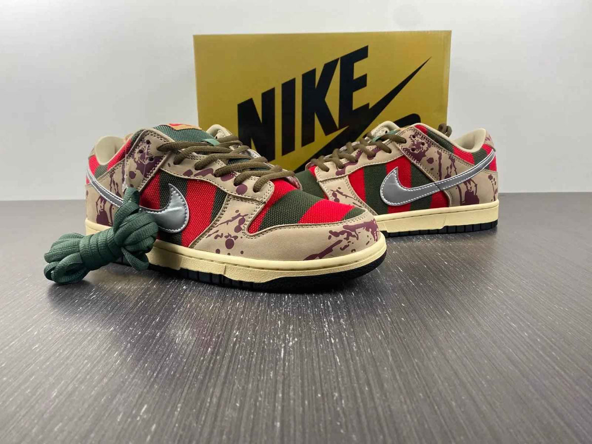 Custom SB Dunk Low “Freddy Krueger” SneakerNational