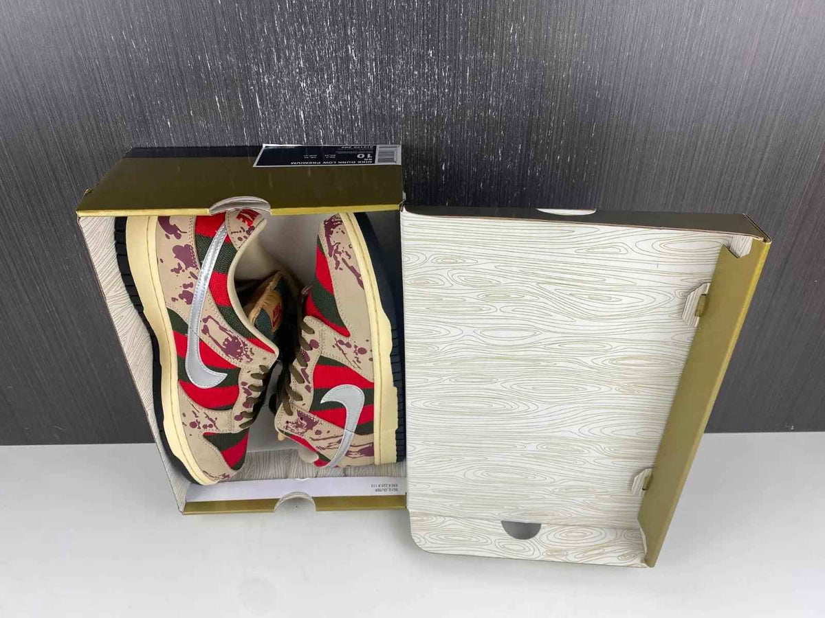 Custom SB Dunk Low “Freddy Krueger” SneakerNational