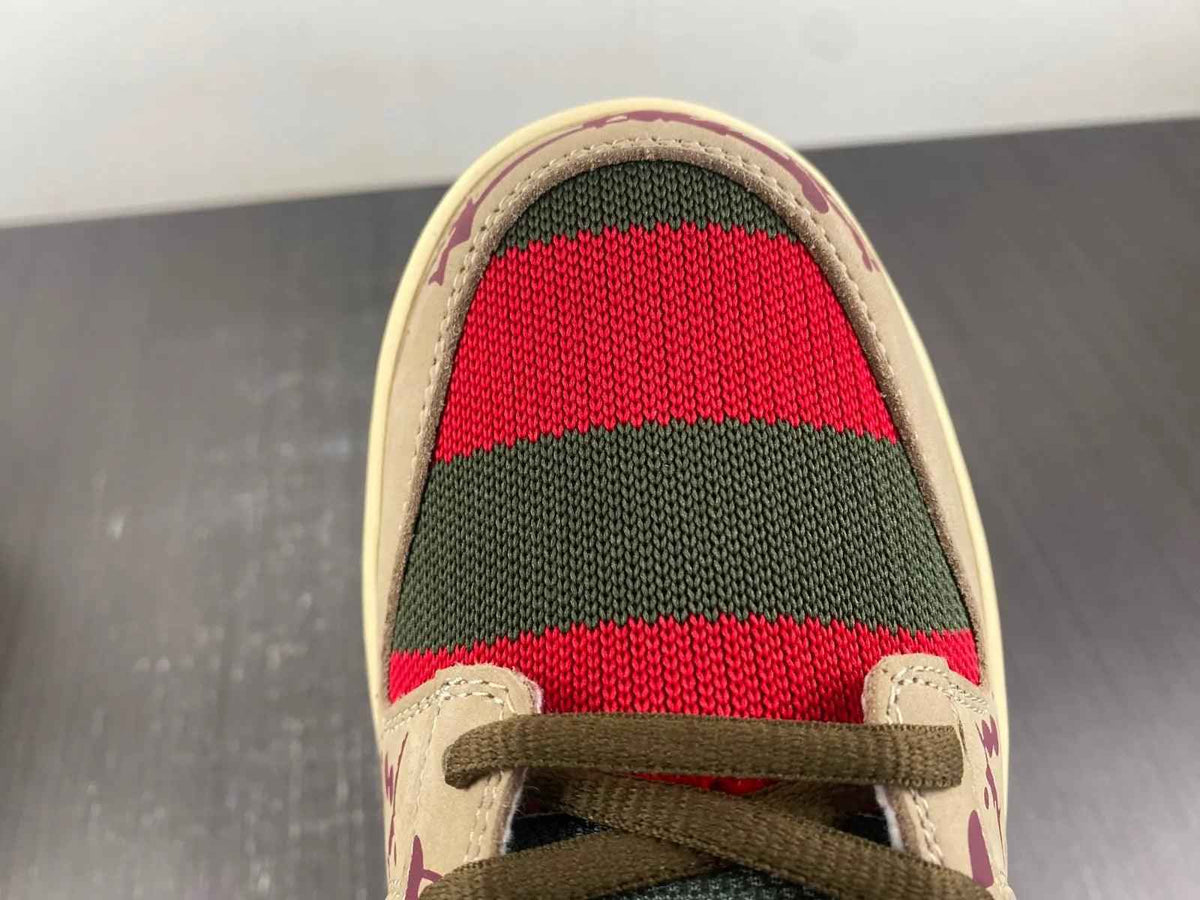 Custom SB Dunk Low “Freddy Krueger” SneakerNational