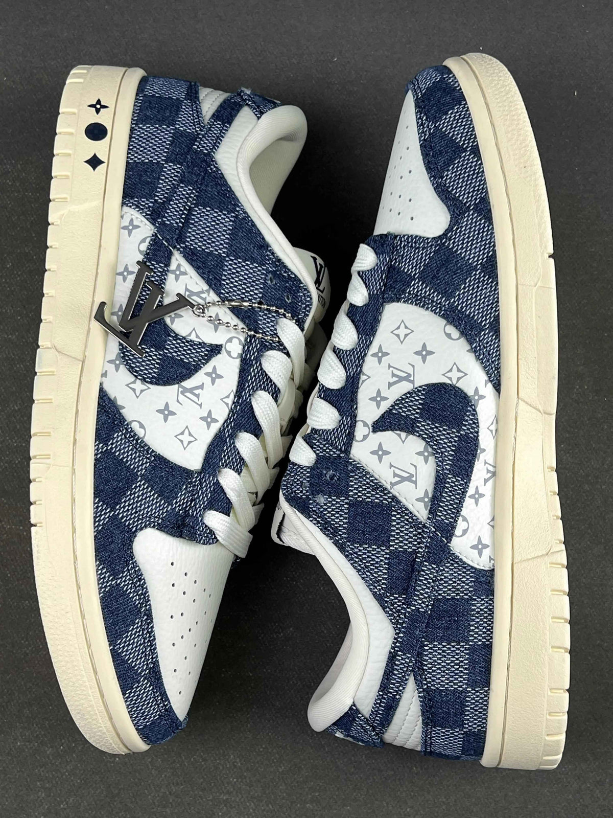 Custom SB Dunk Low x Monogram JH9310-949 SneakerNational
