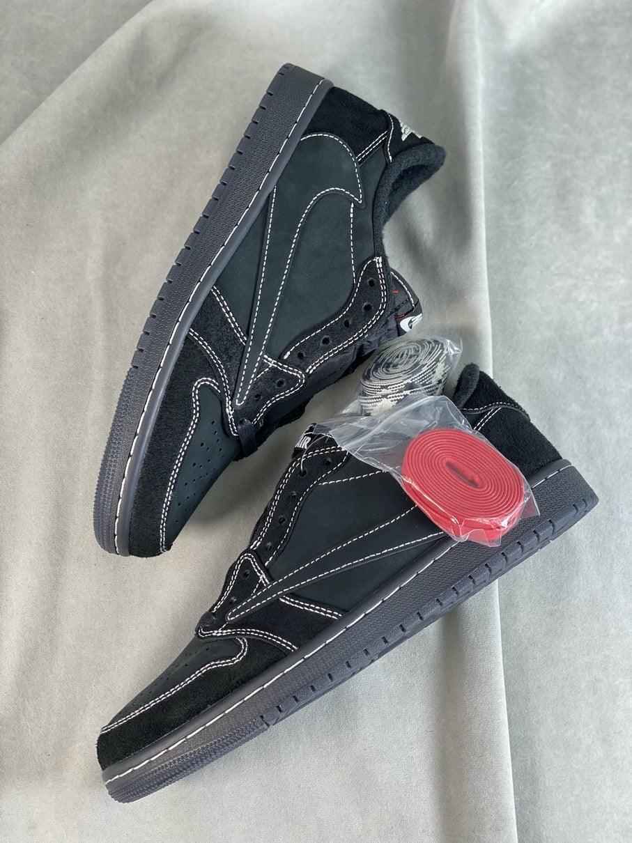 Travis Scott x Fragment Heritage Low - Limited Edition Triple Noir Nubuck