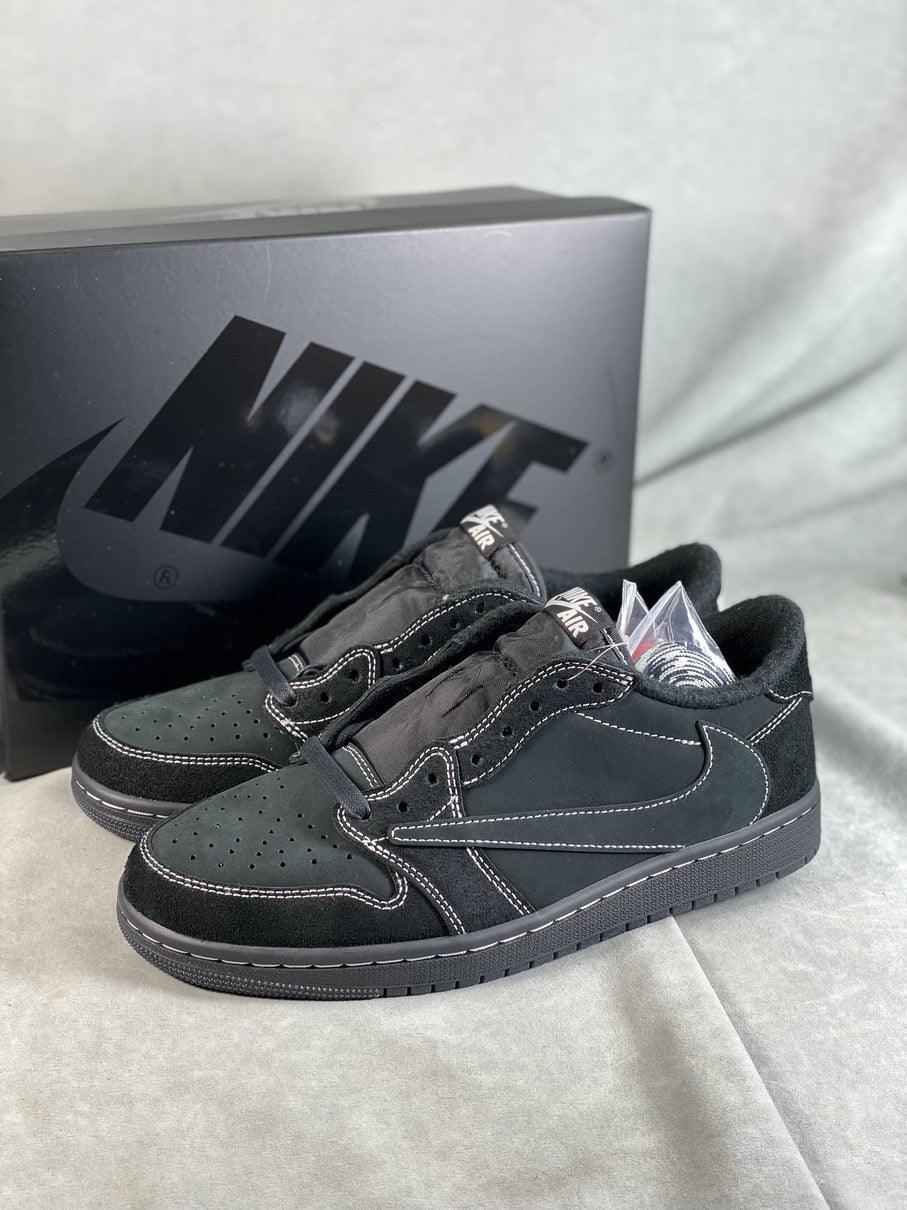 Travis Scott x Fragment Heritage Low - Limited Edition Triple Noir Nubuck