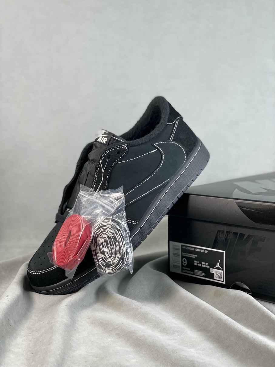 Travis Scott x Fragment Heritage Low - Limited Edition Triple Noir Nubuck