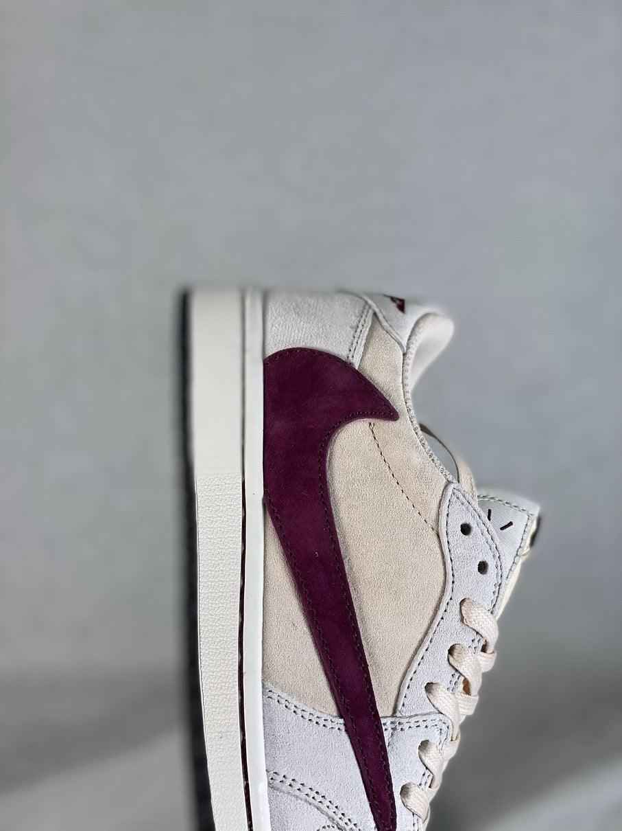 Travis Scott Edition Heritage Low - Limited Suede Beige & Deep Bordeaux
