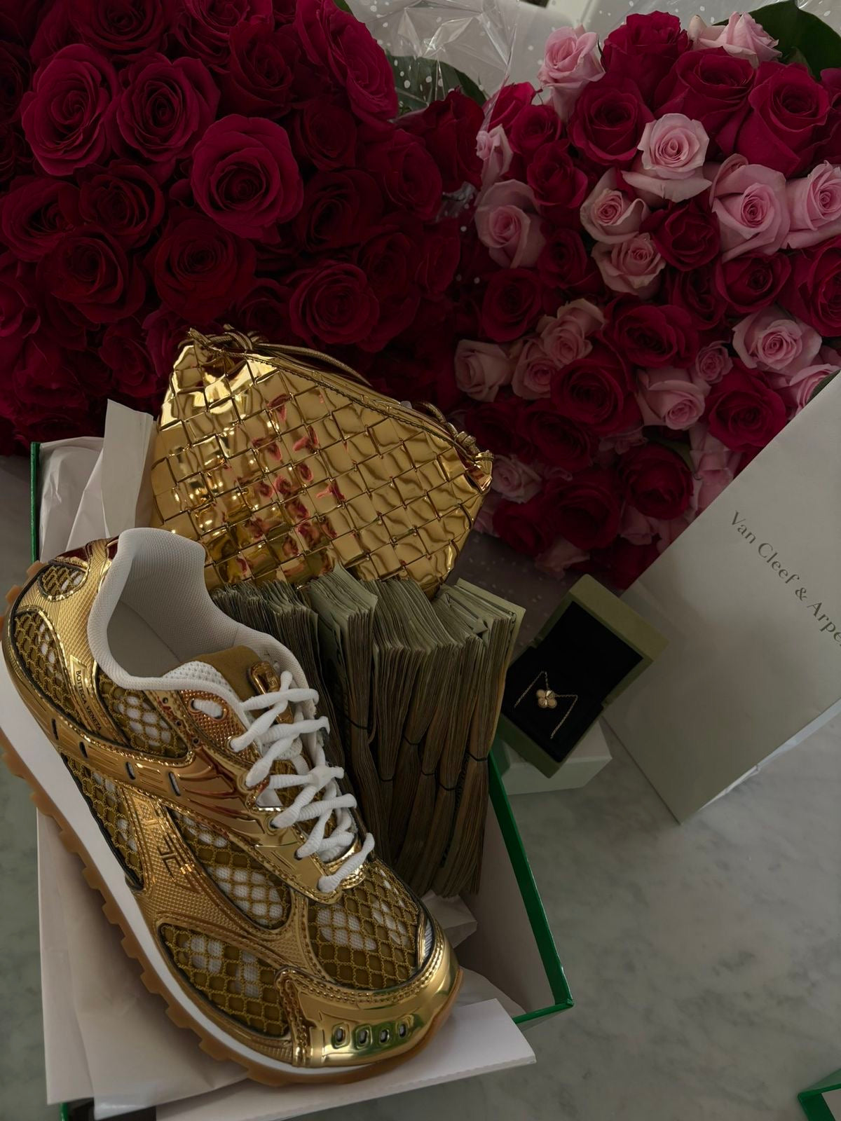 Bottega Veneta Orbit Gold Sneakers: Elevate Your Style and Comfort
