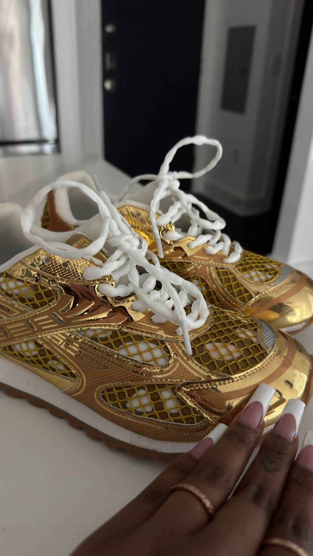 Bottega Veneta Orbit Gold Sneakers: Elevate Your Style and Comfort