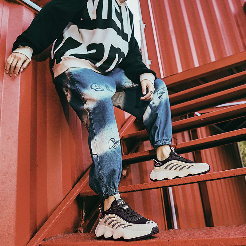 HEBRON 'Ground Zero' T84 Sneakers - Luxuryurbanwear